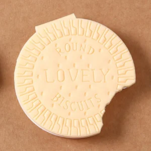 round biscuit scented notebook